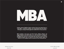 Tablet Screenshot of mba-partners.com